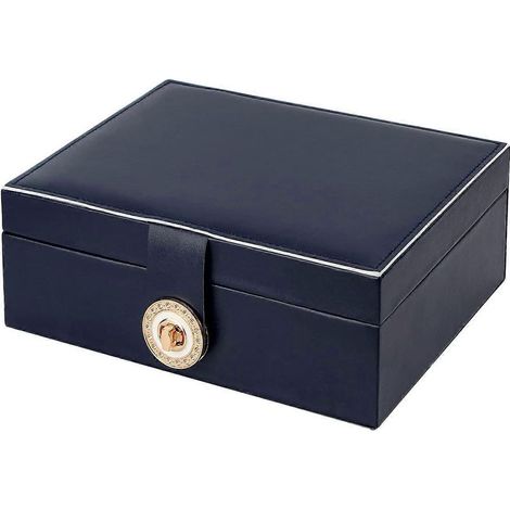 Organisateur de boîtes à bijoux pour colliers, boucles d'oreilles, bracelets et bagues, avec 3 niveaux empilables, porte-boîtes à bijoux (1/4)