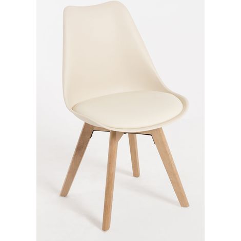 Packs Sillas Comedor - Pack 6 Sillas Synk Basic - Crema (1/5)