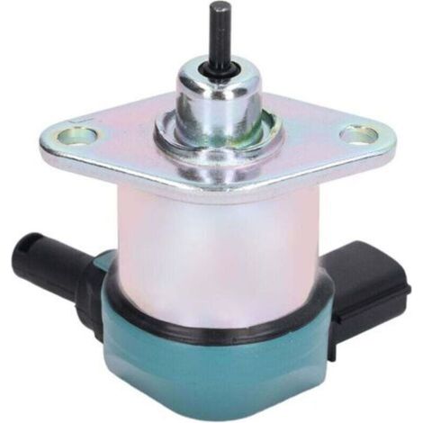 Jeffergarden Solénoïde d'arrêt de carburant 12V 17208-60015 17208-60010, fer de remplacement pour Kubota D1105 V1205 V1305 (1/4)