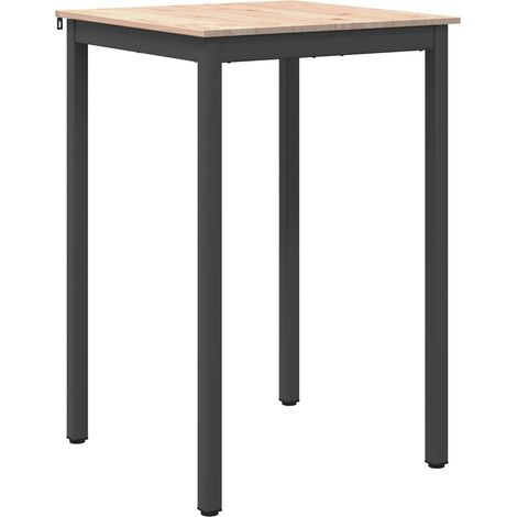 Maison Exclusive - Table de bar Naturel 70 x 70 x 105 cm Bois de pin massif