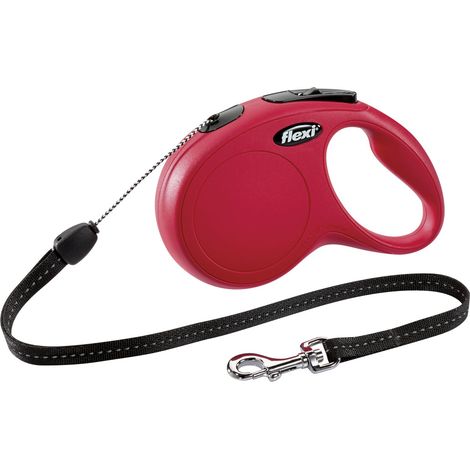 Flexi Hundeleine New Classic S Länge: 8m Rot Rollleine Gurtleine Seilleine
