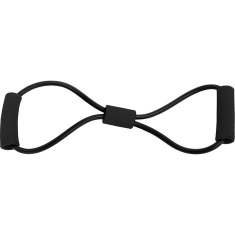 Widerstandsband fürs Training, elastisches Seil, Fitnessband für Yoga und Fitnessstudio (schwarz) (1/5)