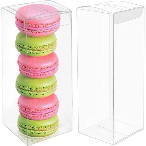 Boîte Cadeau - PET Transparent - 5 x 5 x 15 cm - Pour Mariage Fête Baby Shower - Lot de 25 (1/5)