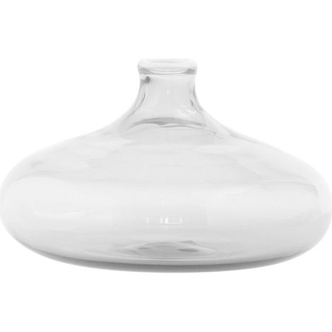 Vasetto Un Fiore 19 cl in vetro borosilicato trasparente soffiato a mano, design artigianale elegante e decorativo per ogni ambiente della casa
