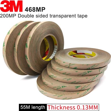 Nastro in schiuma biadesivo 3M 468MP Trasparente 55MT Misura - 10mm x 55MT (1/5)