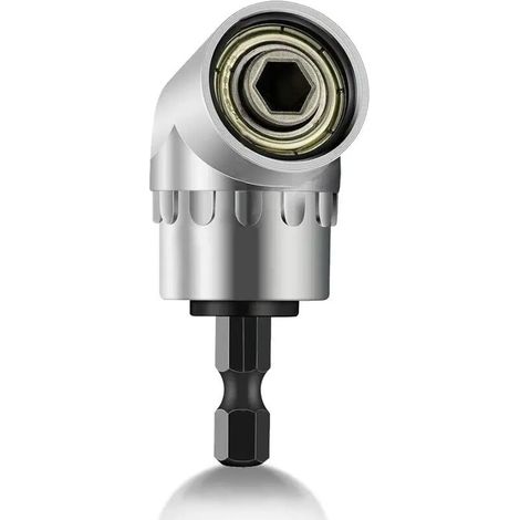Extension d'angle de 105 degrés, tournevis, support de douille, adaptateur, embouts, buses réglables pour tournevis, embout à Angle droit, 1 pièce (1/5)