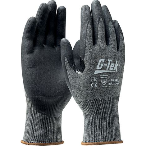 Gants G-tek 16-754 anticoupure D Gamme Xtreme enduction nitrile sachet de 12 paires - taille 9 - ISM GMBH