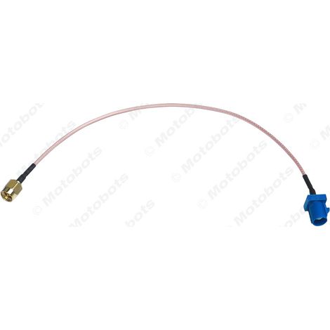 Câble adaptateur d'antenne FAKRA C vers SMA mâle pour voitures (1/4)