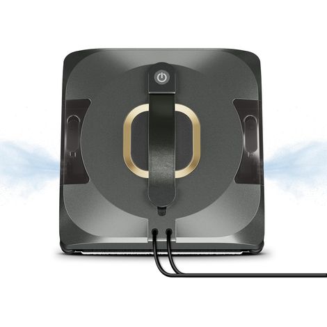 Robot de nettoyage de vitres à double spray, double pulvérisation double face, avec double réservoir de 110 ml, aspirateur intelligent pour fenêtres intérieures/extérieures, mode d'essuyage (1/5)