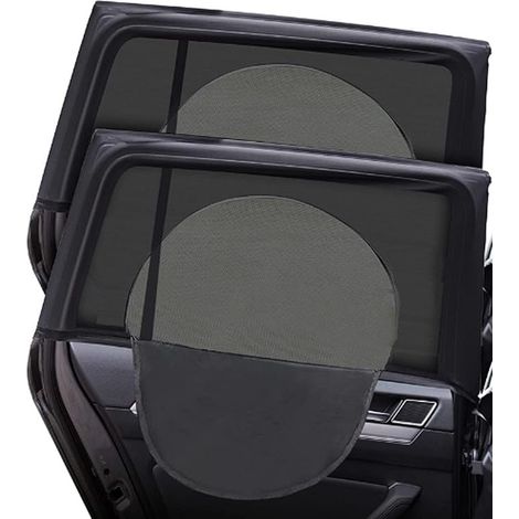 Zweiteiliger Sonnenschutz für die Heckscheibe, Moskitonetz für die Fenster, doppellagiger Stoffschutz gegen UV-Strahlen