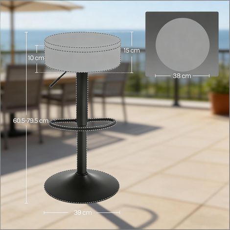 Chaise élégante pour petitdéjeuner  chaise de bar avec espace de rangement. Vendu à l’unité.  espace repas et salon (1/5)