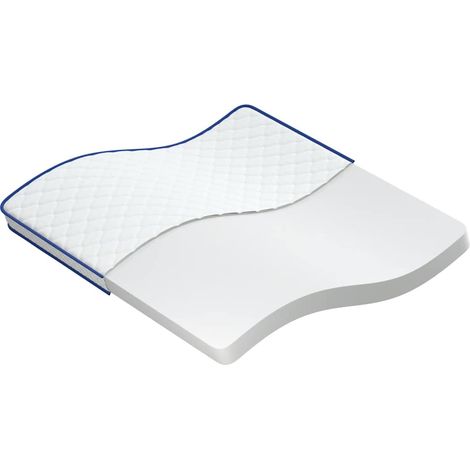 Maison Exclusive - Materasso Viscoelastico Bianco 200x200x17 cm Morbido