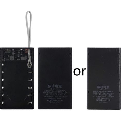 Chargeur de Batterie 18650 12 Slots, Boîtier de Batterie 22.5W pour Power Bank DIY, Outils de Recharge