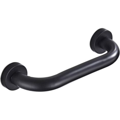 30cm Black Grab Bar for the Elderly, Bathroom Safety Bar, Shower Bar, Suitable for Home Use - AquaForge (1/5)