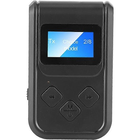 Adaptateur audio Bluetooth 5.0 Émetteur/récepteur stéréo sans fil pour haut-parleurs de voiture et PC (3,5 mm)