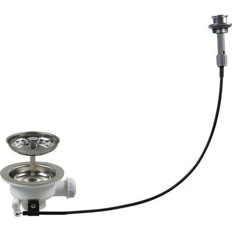 système de drainage pour évier XK256C019, type bol de cuisine, filtre avec contrôleur de câble, Kit de déchets d'évier (1/5)