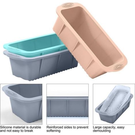 Bac A Glacons - 3 Unites - Grande Capacite - Pour Congelateur Bain Glace Glaciere - Reutilisable Demoulage Facile (1/5)