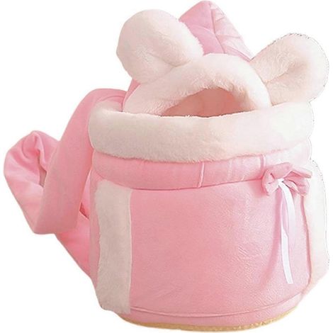 Sac à dos ventral pour chat et petits chiens, avec rembourrage confortable et poches latérales chaudes, rose (1/5)