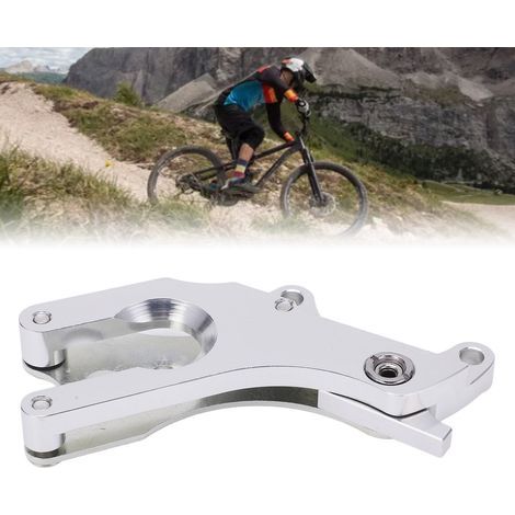 Disc Brake Mount for Road Bikes - Durable Fixed Adapter for Bicycle Brakes - Silver (1/5)