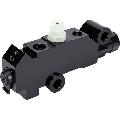 Valve de dosage de frein en aluminium anodisé, pour véhicules à disque avant et à tambour arrière (1/5)