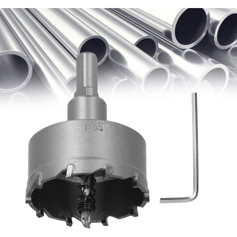 Hartmetall-Lochsäge von 40 bis 100 mm, TCT-Bohrer, Lochsäge, 55-mm-Hartmetall-Lochsäge (1/5)