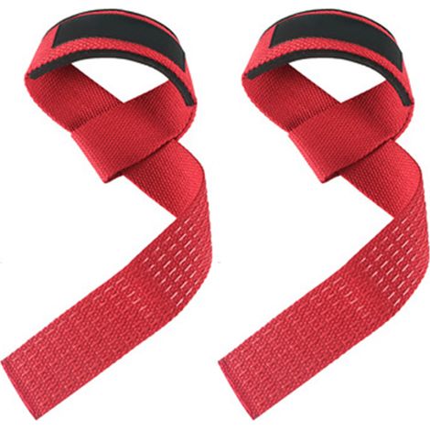 2 Sangles de levage, renfort poignet, silicone, tissu néoprène, haltérophilie, musculation (1/5)