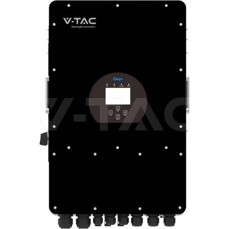 V-TAC Inverter Deye Trifase Ibrido 10kW CEI 0-21 WiFi TA Garanzia 10 Anni Nero IP65 (1/2)