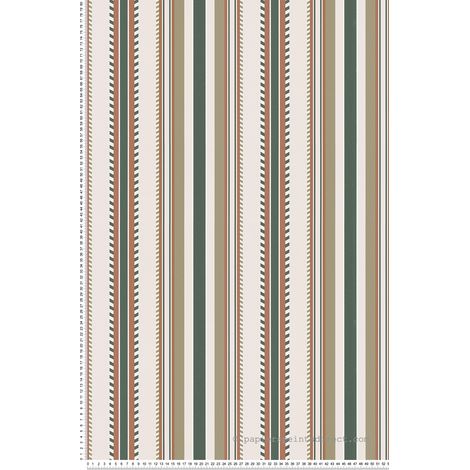 Papier peint Vintage Vert Bensimon 3 Lutèce (1/2)