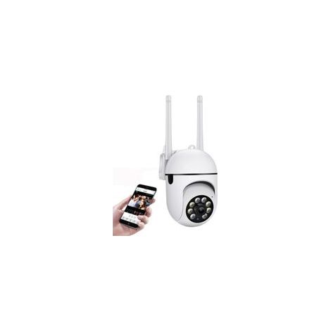 Caméra Surveillance WiFi Extérieure sans Fil PTZ, Livré avec 16 fonctions puissantes,1080P Caméra IP 360° sans Fil Étanche, Vision Nocturne en Couleur (1/5)