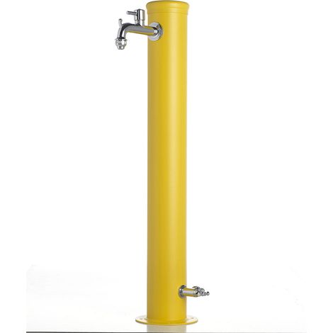 Fontana da Giardino con Doppio Rubinetto Belfer 42/ARR Giallo