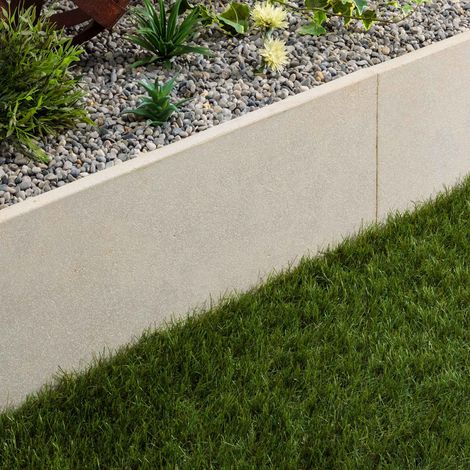 Bordure de jardin Pierre de l'Atlas Beige 100x35x3 cm (à l'unité) - RO'MA NATURE (1/4)