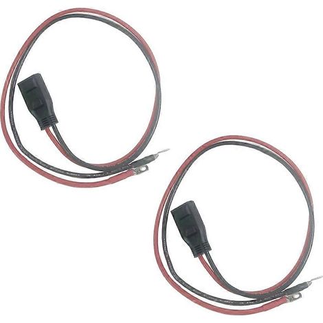 Deux câbles d'extension de batterie de 1 mètre, 50 A, 8 AWG, adaptés aux câbles adaptateurs d'extension WattCyle 48 V et ECoFlow Delta 2/3 PPS. (1/5)