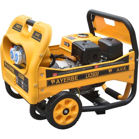 AYERBE - 5433000 - Générateur essence LX2800 Kiotsu 2,5 kW manuel, bobinage cuivre