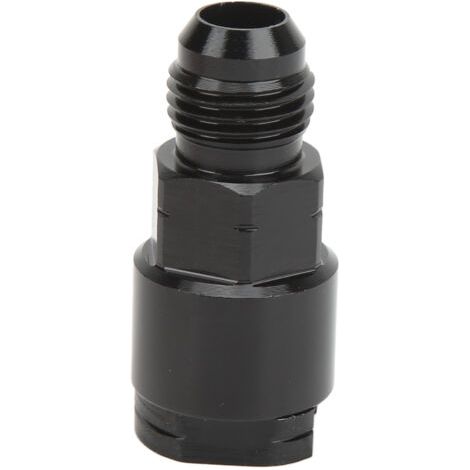 Adaptateur EFI Quick Nnect en Aluminium Oy Noir anodisé, Raccord Mâle à Pression pour Conduite de Carburant pour des Performances Efficaces du Moteur (AN6-3/8). (1/5)