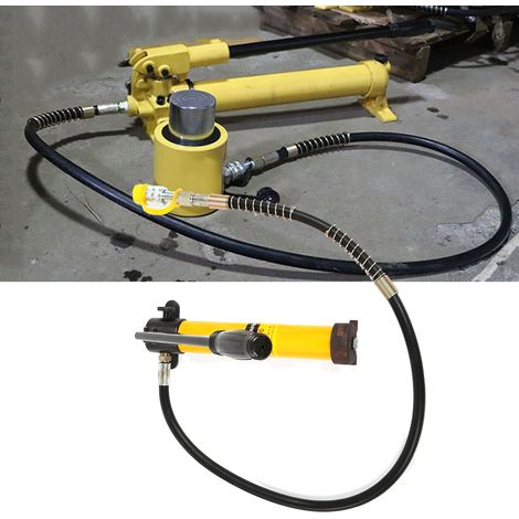 Cric hydraulique portable de type split de 5 tonnes avec pompe hydraulique manuelle de 700/20 kg/cm (1/5)