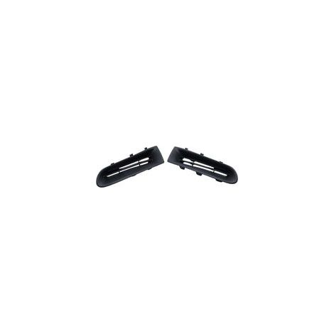 Grille de parechocs avant gauche droite pour Renault Clio MK3 20052009 7701208684  Matériau ABS noir (gauche)