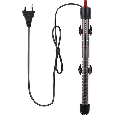 Riscaldatore per acquario da 100 W, termostato regolabile 20-34 °C, riscaldatore in vetro sommergibile per acquari e acquari da 50 a 100 litri