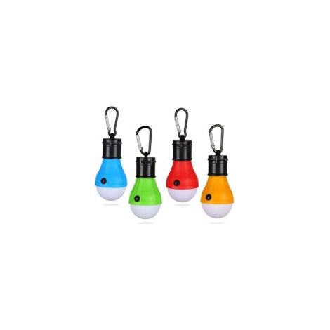 Campinglaterne, 4 x LED-Campinglampe, Laterne, Campingleuchte, 3 Leuchtmodi, wasserdicht, für Notfälle in der Nacht, tragbare Taschenlampe für Camping, Wandern, Angeln und Jagen – Crezuo (1/4)