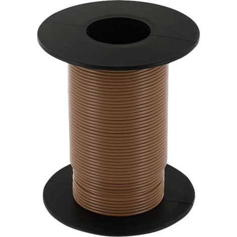 econ connect KL025BR25 Litze  1 x 0.25 mm² Braun 25 m