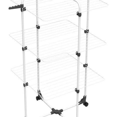 Vileda Modular 3 Stendibiancheria A Torre 3 Livelli Pieghevole Per Interni Ed Esterni