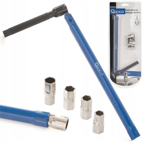 Llave de seguridad Geko G01633 para el montaje de machos de roscar de 8-13 mm con vasos. (1/5)