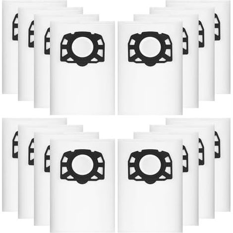 16 Sacs d'aspirateur KFI 357 pour Kärcher WD3 WD2 Plus KWD1 KWD2 KWD3 MV3 SE4001 SE4002 KFI 357 Aspirateur, 2.863-314.0 (KFI 357) (1/5)