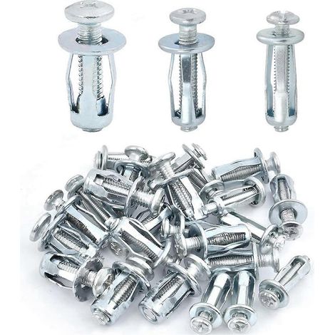 90 vis d'expansion à pétales, M4-20, M5-25, M6-25, écrous métalliques en forme de pétale, écrous Jack (1/5)