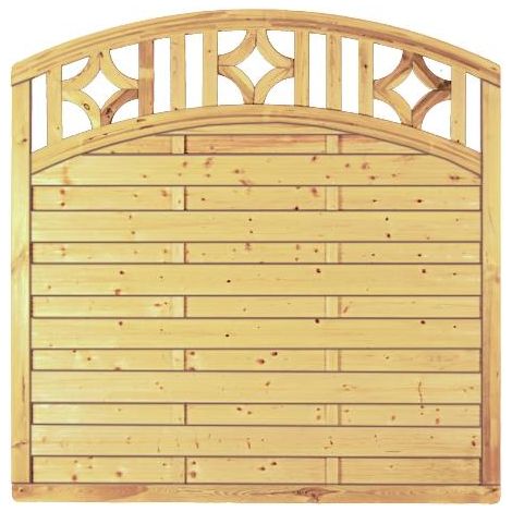 Antikzaun-Serie Doppelbogen 180 x 180/160 cm Hochbogen