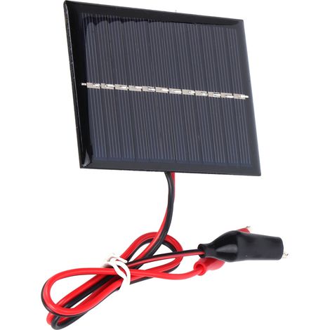 Module solaire portable 0,6 W 6 V en polysilicium, chargeur solaire DIY pour lampes de jeux et batteries 3,7 V (1/5)