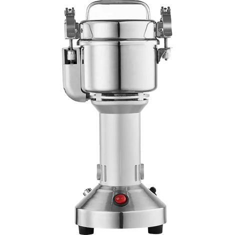 Elektrische Getreidemühle, Hochgeschwindigkeitsmahlung, Tragbares Design, silber (1/2)