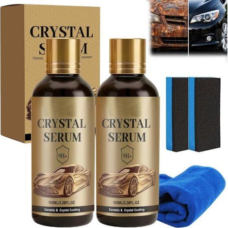 100ml PTZ Cristal Serum,Advanced Graphene Ceramic Coating for Cars 9H Graphene, Ultimate Quick Effect Car Coating Spray for Shine (1/5)