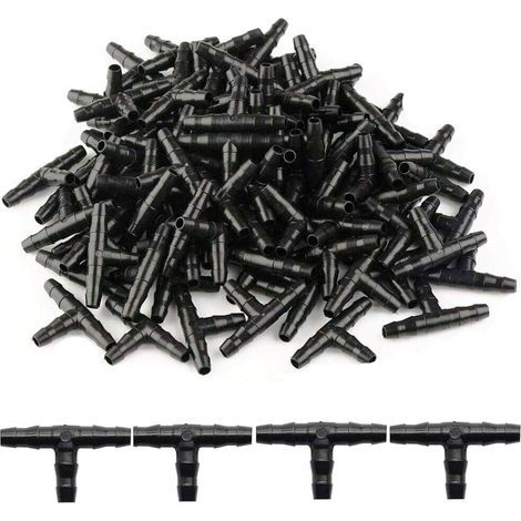 10 Pièces 8/12 mm Raccords D'irrigation Goutte à Goutte, Adaptateur Coude D'Irrigation Goutte, Raccords D'irrigation Coudés, Connecteur de Tuyau D'irrigation, pour Jardin, Pelouse (1/5)