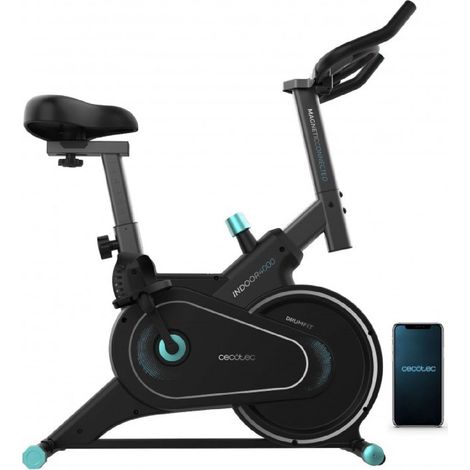 [PRODOTTO USATO] Cyclette magnetica indoor con volano da 4 kg, APP, resistenza regolabile manualmente, ruote di trasporto e porta-tablet. Peso massimo 120 kg e altezza massima 175 cm.