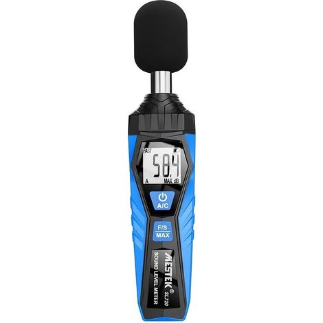 Mesureur de Niveau Sonore Numérique Décibelmètre Portable 30–130 dB avec Écran LCD pour Maison, Usine et Environnement Extérieur (1/5)